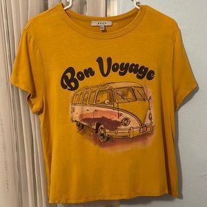 “ Bon Voyage ” basic shirt!💛🧡🚌